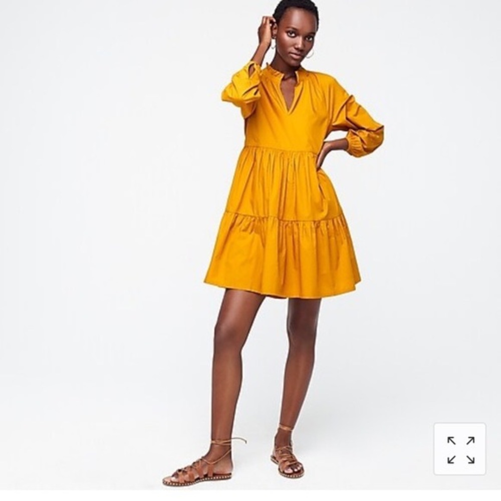NWT — J. Crew tiered popover dress 👗